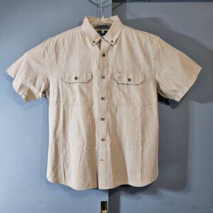 Carhartt Men’s extra-large relaxed fit button up shirt new without tags